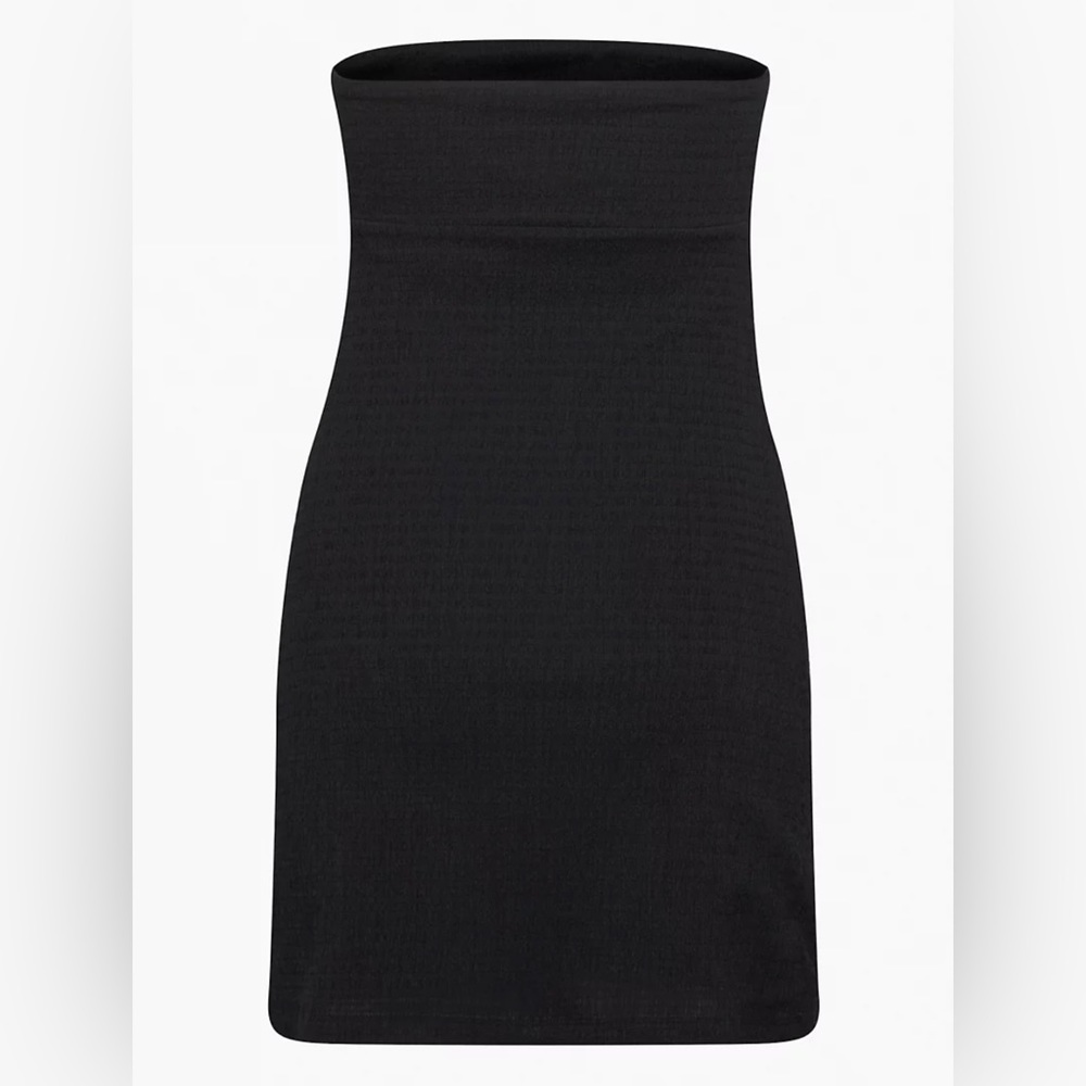 Wilfred Attention little texture Strapless Black Dress - Picture 3 of 9